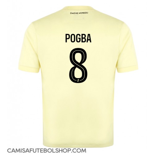 Camisa de time de futebol AS Monaco Paul Pogba #8 Replicas 3º Equipamento 2025-26 Manga Curta